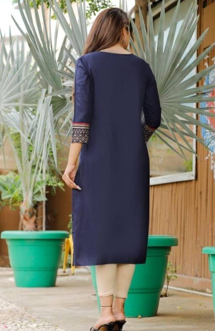 G Collection Rayon Designer Kurti