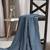 Mezposh Motley Dark Grey Hand Knitted Cotton Sofa Throw (140 x 120 cm)