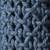 Mezposh Motley Dark Grey Hand Knitted Cotton Sofa Throw (140 x 120 cm)