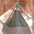 Rama Green Zarkan, Dori, and Thread embroidered satin Designer lehenga