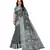 LINEN SAREE WITH SILVER ZARI
