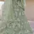 Lemon Grass Green Thread and Sequins embroidered net semi stitched wedding lehenga