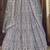 Aluminium Grey Thread, zari, dori and Sequins embroidered net Semi Stitched Bridal Lehenga