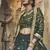 Captivating Green zari & sequins embroidered net Wedding lehenga