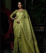 LIGHT_green Designer Kanjivaram Silk Saree