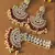Copper Base Very Light Weight Handmade Kundan Gold Plated Earring Maangtika Combo Set Jewellery