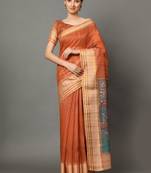 MISHRI COLLECTION Women's Saree Pure Cotton Fabric Digital Print Saree with Unstitched Blouse Piece (Free Size)