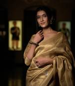 GREY Designer Kanjivaram Silk Saree