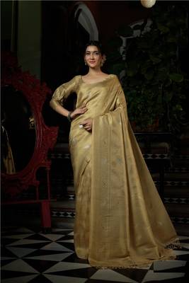 GREY Designer Kanjivaram Silk Saree 2