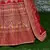 Red Thread Embroidered Mulberry Silk Semi Stitched Bridal Lehenga