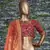 Navy Blue Thread, Dori, Zari, & Sequins Embroidered with stonework Mulberry Silk Semi Stitched Lehenga choli for wedding