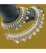 Multicolor agate anklets