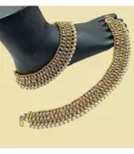 Multicolor agate anklets