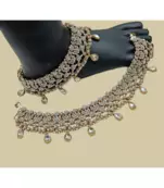 Multicolor agate anklets