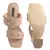 Fischer Block Heel Sandals in Nude