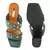 Fischer Block Heel Sandals in Green