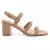 Slater Croc Slingback Block Sandals in Nude