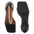 Venusta Heel Sandal With Metal Chain in Black