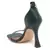 Venusta Heel Sandal With Metal Chain in Green