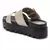 Metal Buckle Platform Sandals in Gold