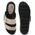 Metal Buckle Platform Sandals in Gold