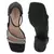 Black Rhinestone Evening Heel Sandals   