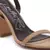Nude Square Toe Block Heeled Sandal