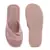 Quilted Pink Platform Slides