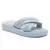 Quilted Blue Platform Slides