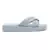 Quilted Blue Platform Slides