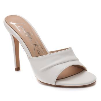 White High Heeled Sandals 1