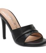 Black High Heeled Sandals