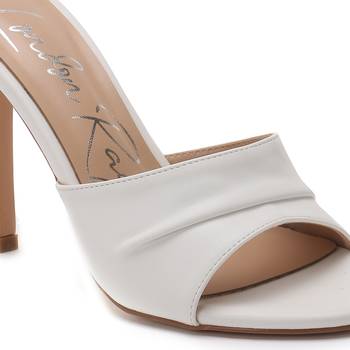 White High Heeled Sandals 4