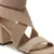 Strappy Block Heel Sandals in Nude