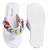 White Chunky Metal Thong Sandals