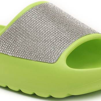 Green Diamante Pool Sliders 4