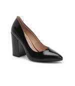 Block Heeled Formal Pumps in Black