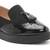 Black Multi Panel Tassel Loafers