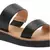 Esme Double Strap Black Platform Sandal