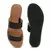 Esme Double Strap Black Platform Sandal
