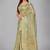 Green woven silk saree with blouse