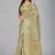 Green woven silk saree with blouse