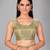 Green woven silk saree with blouse