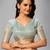Light blue woven silk saree with blouse