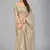Grey woven silk saree with blouse