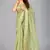 Light green woven silk saree with blouse