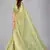 Light green woven silk saree with blouse