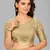 Beige woven silk saree with blouse