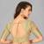 Beige woven silk saree with blouse