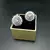 White American Diamond Earring Tops White Polish